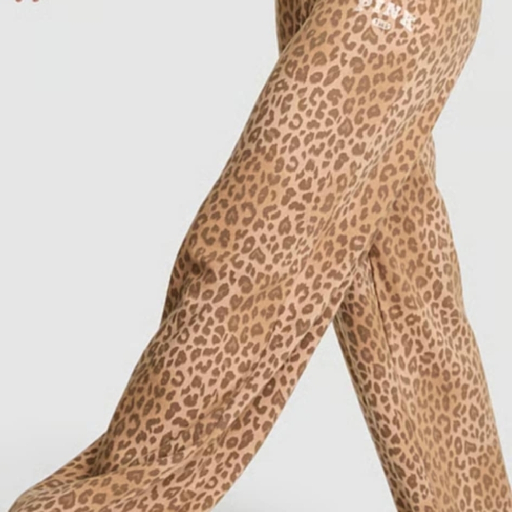 Leopard Print Pants and full zipped jacket